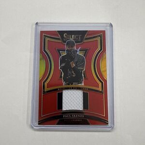 2025 Paul Skenes Panini Select - Selective Swatches SS-PS Red Prizm /99